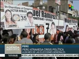Peruanos viven una incertidumbre político electoral previa a elección