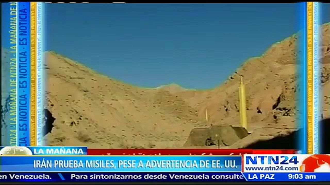 Irán actúa pese a advertencias de Washington y aprueba misiles balísticos de largo alcance