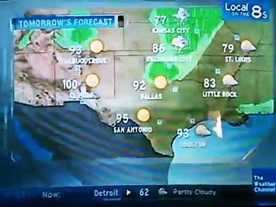 TWC Satellite Local On The 8s 6/3/2013 7:58 PM PST