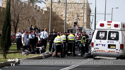 Biden criticises 'failure to condemn' Palestinian attacks