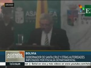 Bolivia: acusan al gobernador de Santa Cruz de incumplir deberes