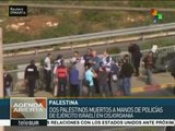 Ejército israelí asesina a dos palestinos en Cisjordania