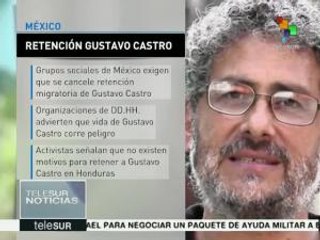 México: exigen a Honduras la liberación del activista Gustavo Castro