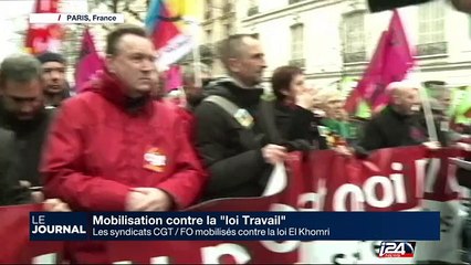 Les syndicats CGT/FO mobilisés contre la loi "El Khomri"