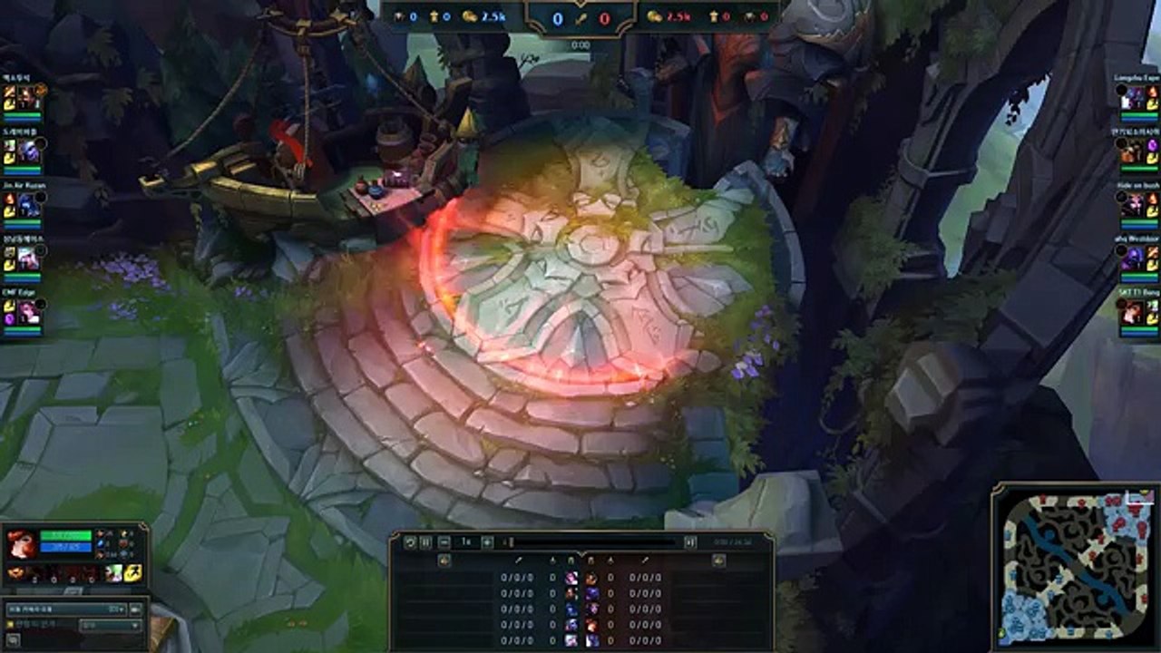 SKT T1 Faker - LeBlanc vs Lissandra - Jin Air Kuzan, KR LOL Master 201LP