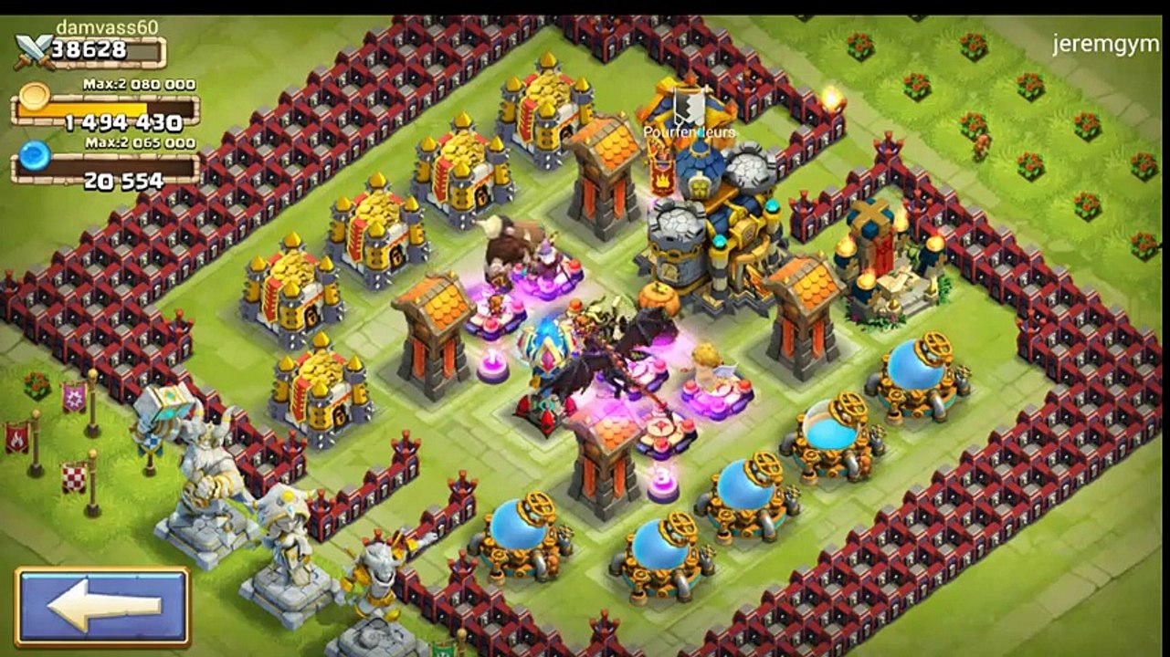 CASTLE CLASH FR [#13] Présentation de ma Guilde + Mesa et Vague N