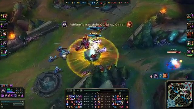 FNC Febiven - Kassadin vs Azir - EUW LOL SoloQ Highlights