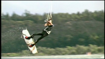 KiteBoarding- flying with the wind