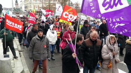 Saint-Quentin: manifestation contre la loi Travail
