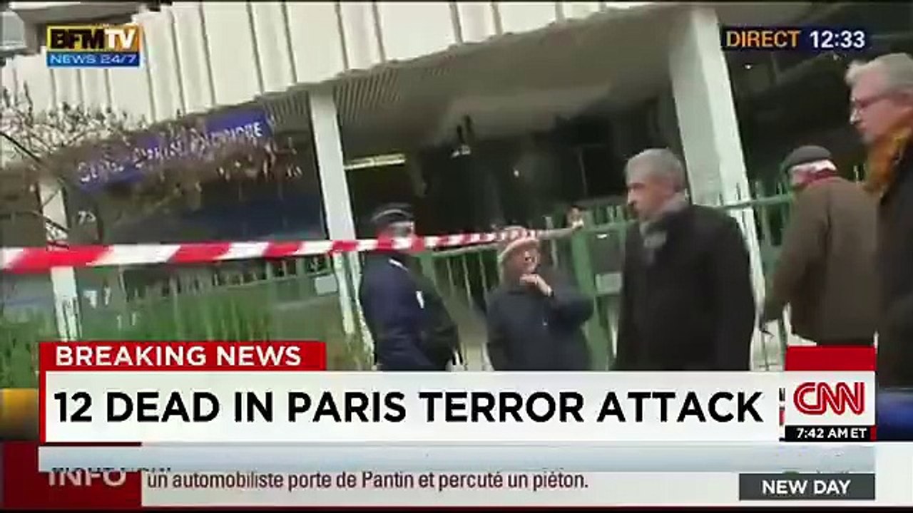 The gunmen who attacked the office of magazine #CharlieHebdo will be chased as long as necessary, says France's President