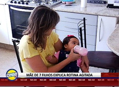 CONFIRA COMO É ROTINA DE UMA MÃE DE 7 FILHOS
