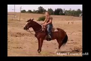 HORSE KICKED OFF THE GIRL