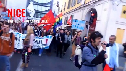 La manifestation vue des réseaux sociaux