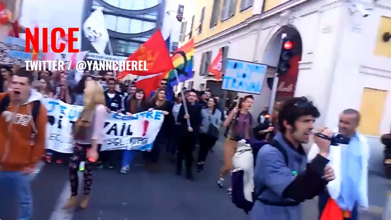 La manifestation vue des réseaux sociaux
