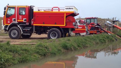 Grande marées à Asnelles