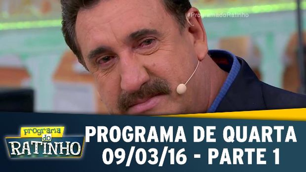 Programa do Ratinho 09.03.16 - Quarta - Parte 1