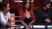 Jennifer Tilly and Shakerchi play big pot while Phil Hellmuth is watching from the iPad