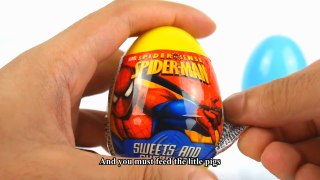 Spiderman Songs Lyrics ♫ Father grumble ♫ Surprise Eggs Spider-man Mickey Mouse