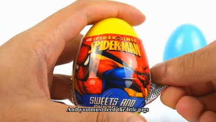 Spiderman Songs Lyrics ♫ Father grumble ♫ Surprise Eggs Spider-man Mickey Mouse