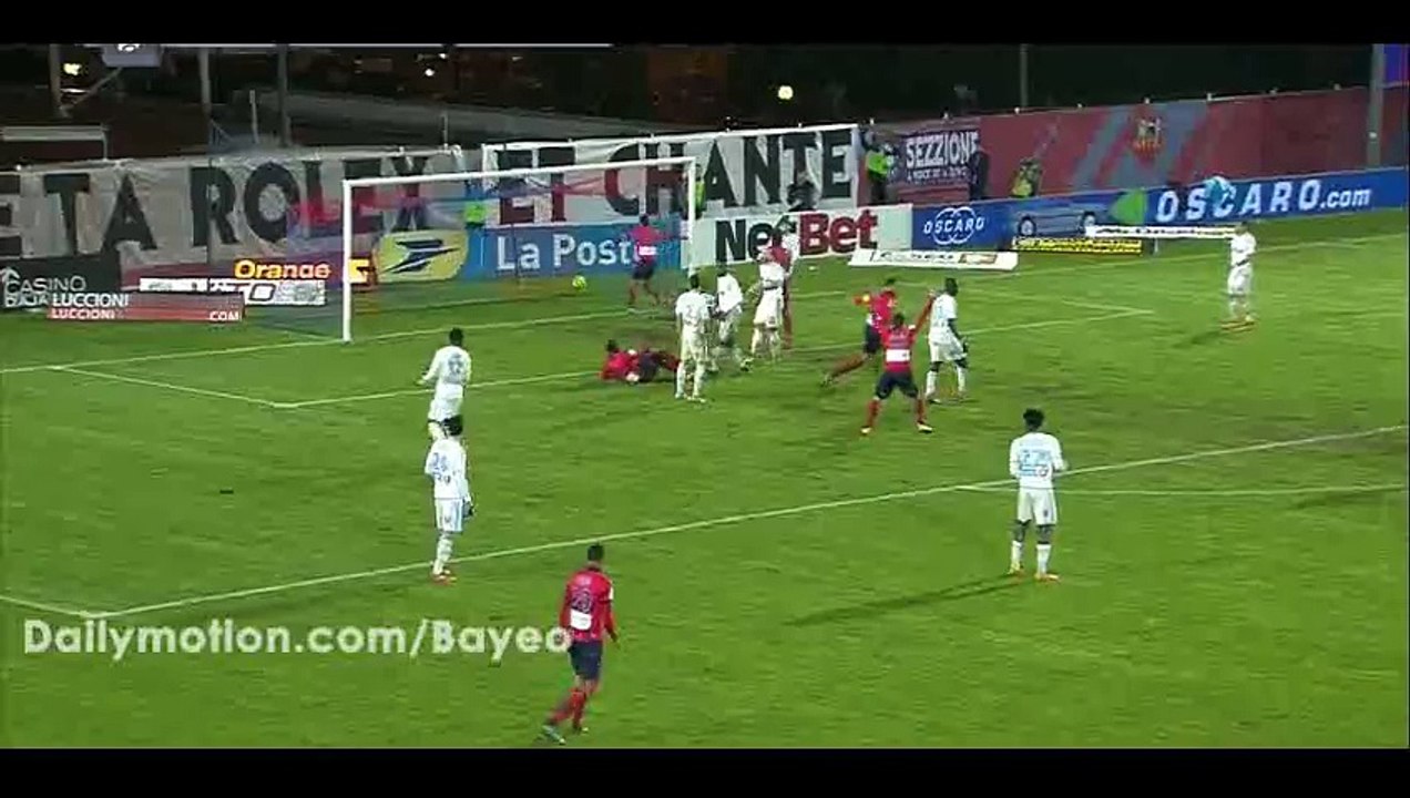 Mohamed Wael Larbi Goal HD - GFC Ajaccio 1-1 Marseille - 09-03-2016