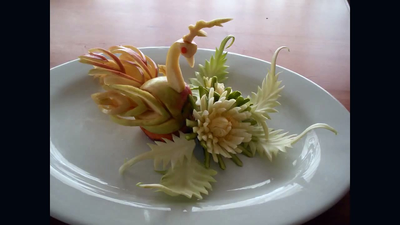 Art of Fruit and Vegetable Carving Part 28