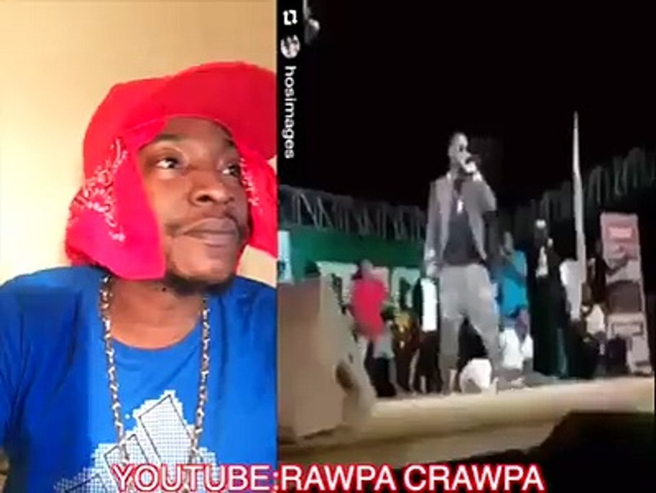 Fan kicked off stage for Jumping on artist