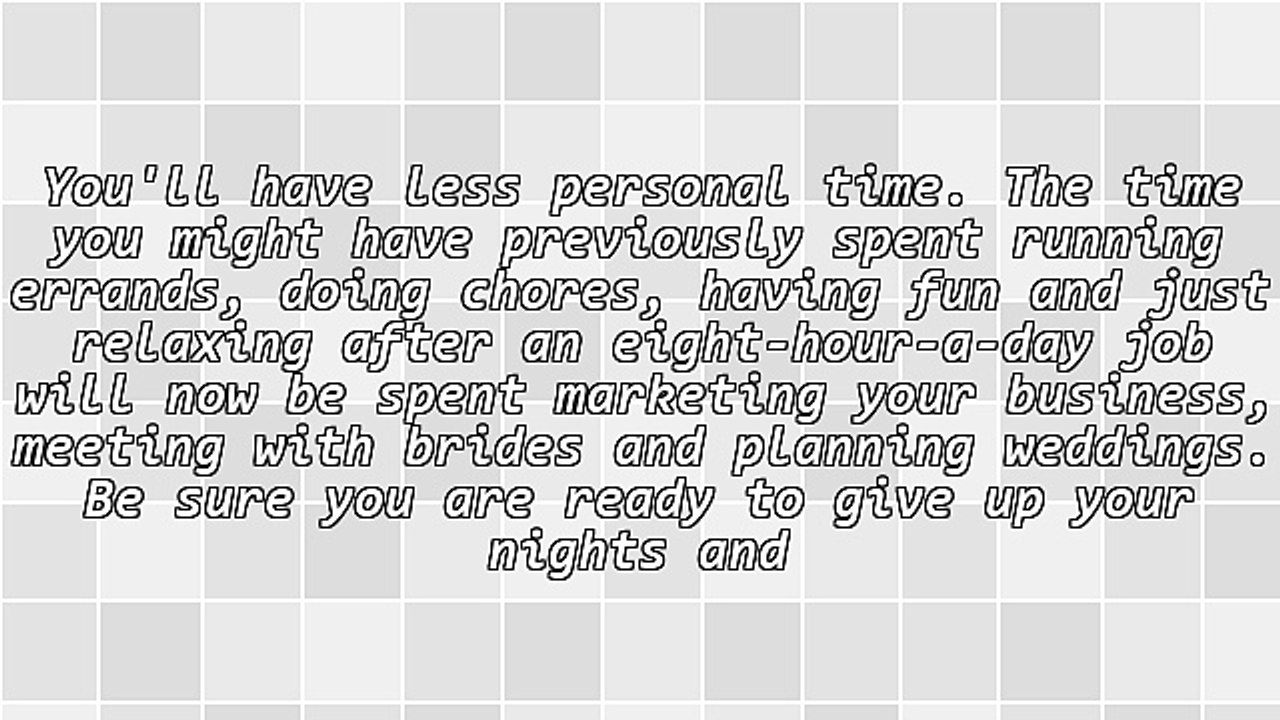 Become a Top Wedding Planner - 4 Things You Must Know Before Starting a Wedding Business Part-Time