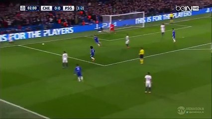 Diego Costa Super Chance HD - Chelsea 0-0 PSG - 09.03.2016 HD -