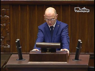 Poseł Waldemar Andzel - Oświadczenie z dnia 09 marca 2016 roku.