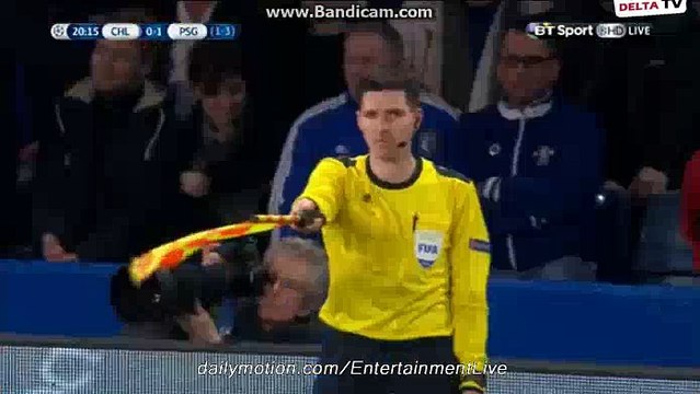 Diego Costa Incredible MISS - Chelsea 0-1 PSG champions league