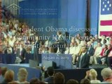 President Obama talks about Community Health Centers and the Economic Stimulus