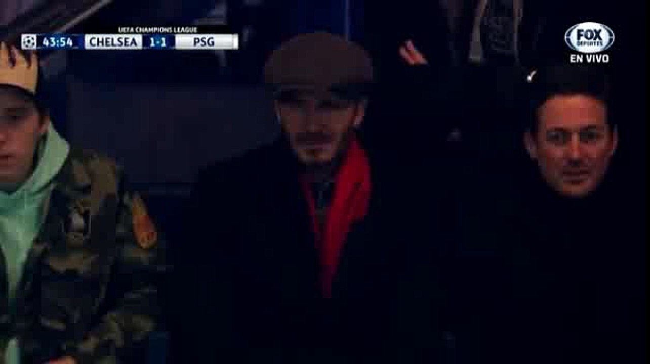 David Beckam Watching - Chelsea vs PSG