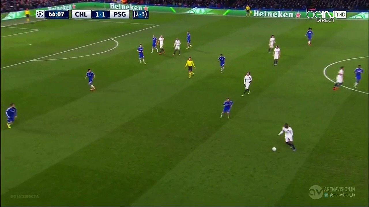 1-2 Zlatan Ibrahimoviu0107 Goal HD - Chelsea 1-2 PSG 09.03.2016 HD