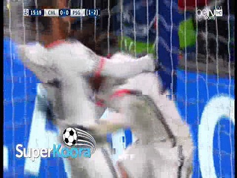 اهداف المباراة ( تشيلسي 1-2 باريس سان جيرمان ) دوري ابطال اوروبا