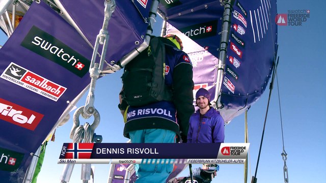 Winning run Dennis Risvoll - Fieberbrunn Kitzbüheler Alpen - Swatch Freeride World Tour 2016