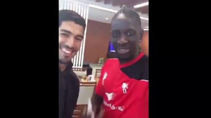 Mamadou Sakho and Luis Suarez Meet in Liverpool 2016