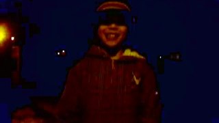 Sledding in Cardinal Forest at Night