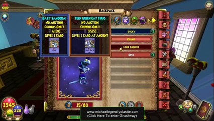 Buy Sell Accounts - Wizard101- • 3000 crowns account giveaway • ENDED