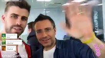 Gerard Pique muestra su empresa Kerad Games con Shakira