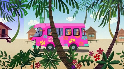 Wheels On The Bus - Nursery Rhymes for children - kids songs - rhymes pas 2