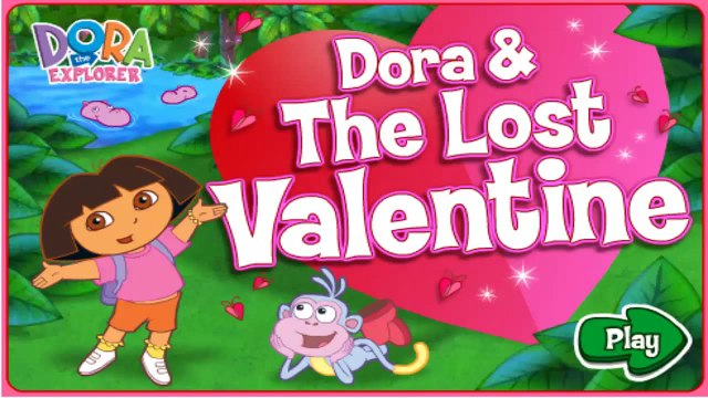 dora and the lost valentine cartoon children game dora the explorer