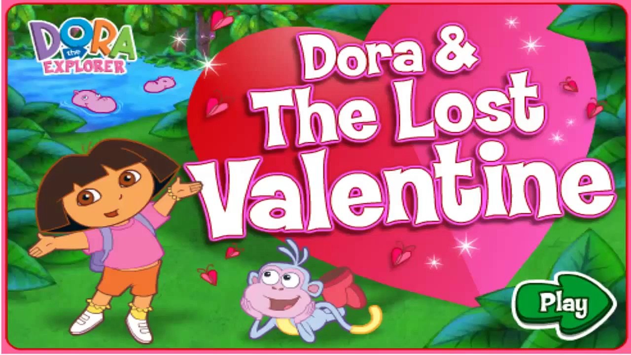dora and the lost valentine cartoon children game dora the explorer