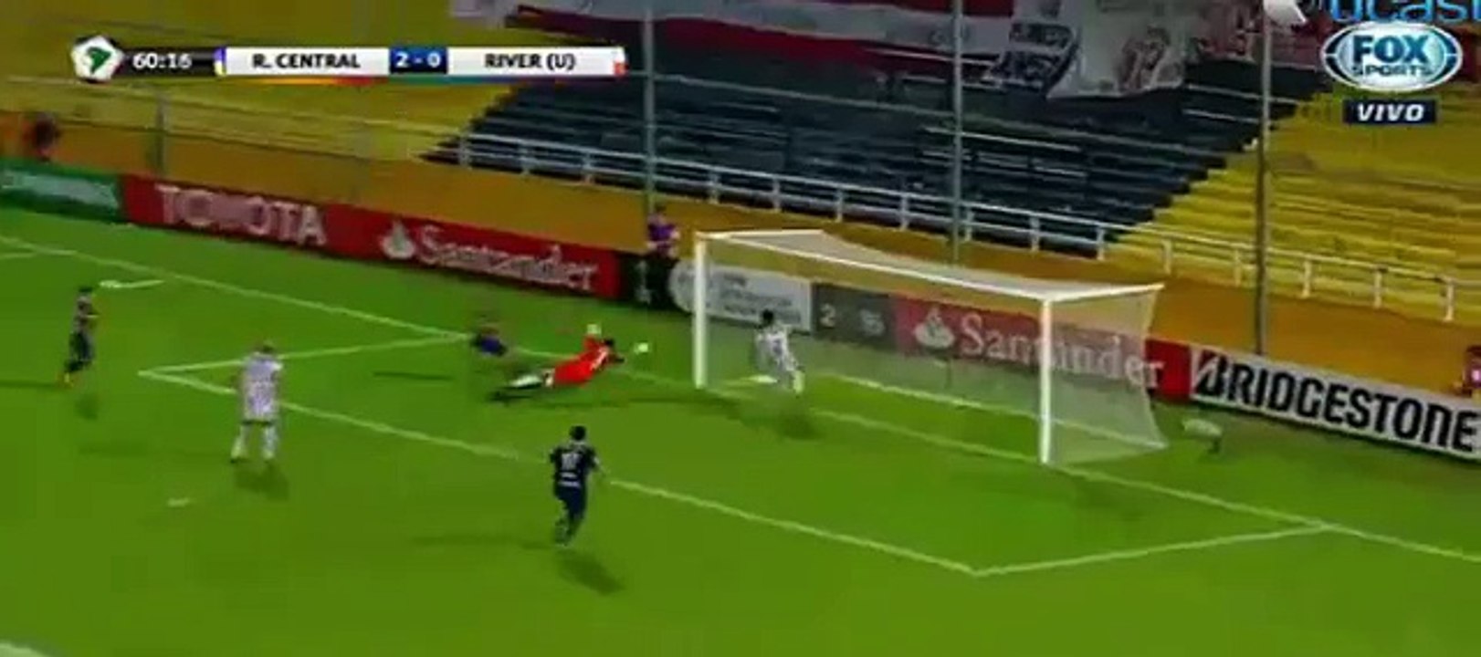Gol de Marco Ruben - Doblete - (3-0) Rosario Central vs River Plate - Copa Libertadores 2016
