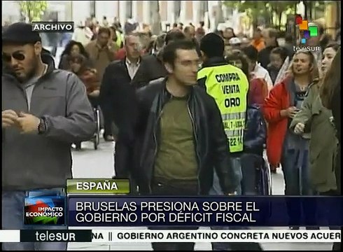 Bruselas presiona a España por déficit fiscal