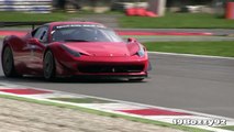 Ferrari 458 Italia GT3 SOUND Accelerations & Downshifts
