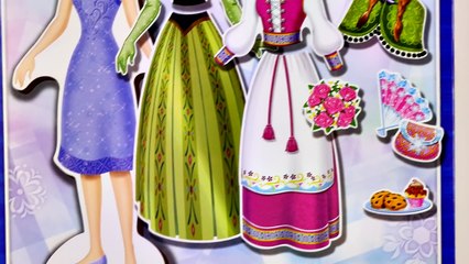 25 Frozen Anna Mix and Match Magnetic Clothing Pieces Disney Maleficent + Elsa Barbie Doll