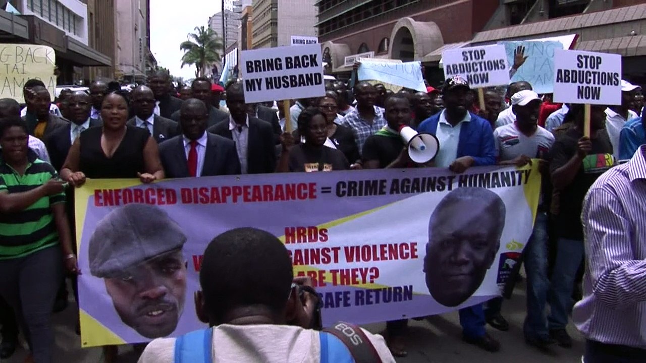 Zimbabwe protest over abducted activist