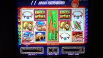 HOT HOT PENNY KING OF AFRICA Penny Slot Machine with BONUS Las Vegas Casino