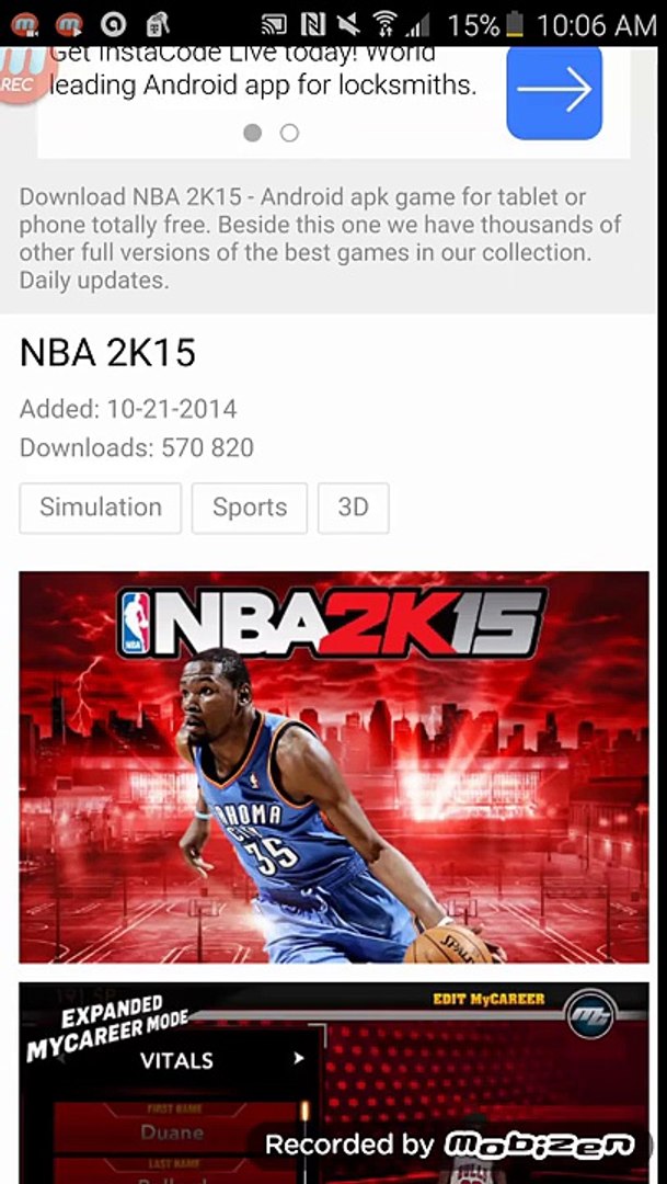Download apk 2k15 Download NBA