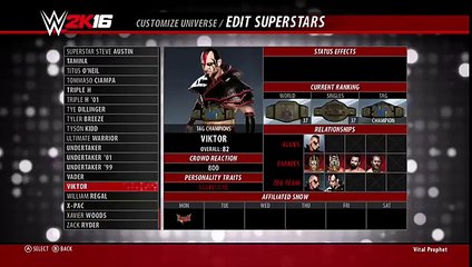 DRAFT DAY!! WWE 2k16 Universe Mode Episode 1